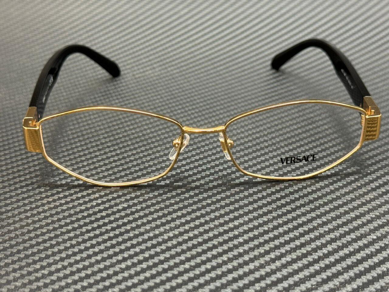 Versace Ve1298 1002 Gold Black Women'S 55 Mm