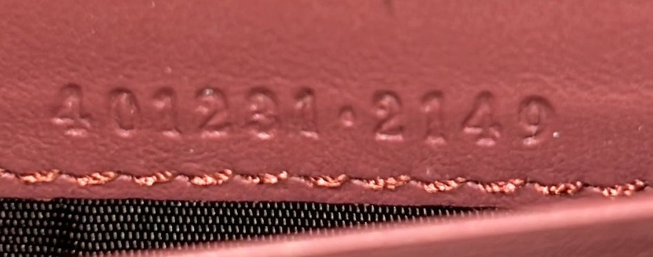 Gucci Dionysus Chain Wallet Blooms Print Gg Coated Canvas Small