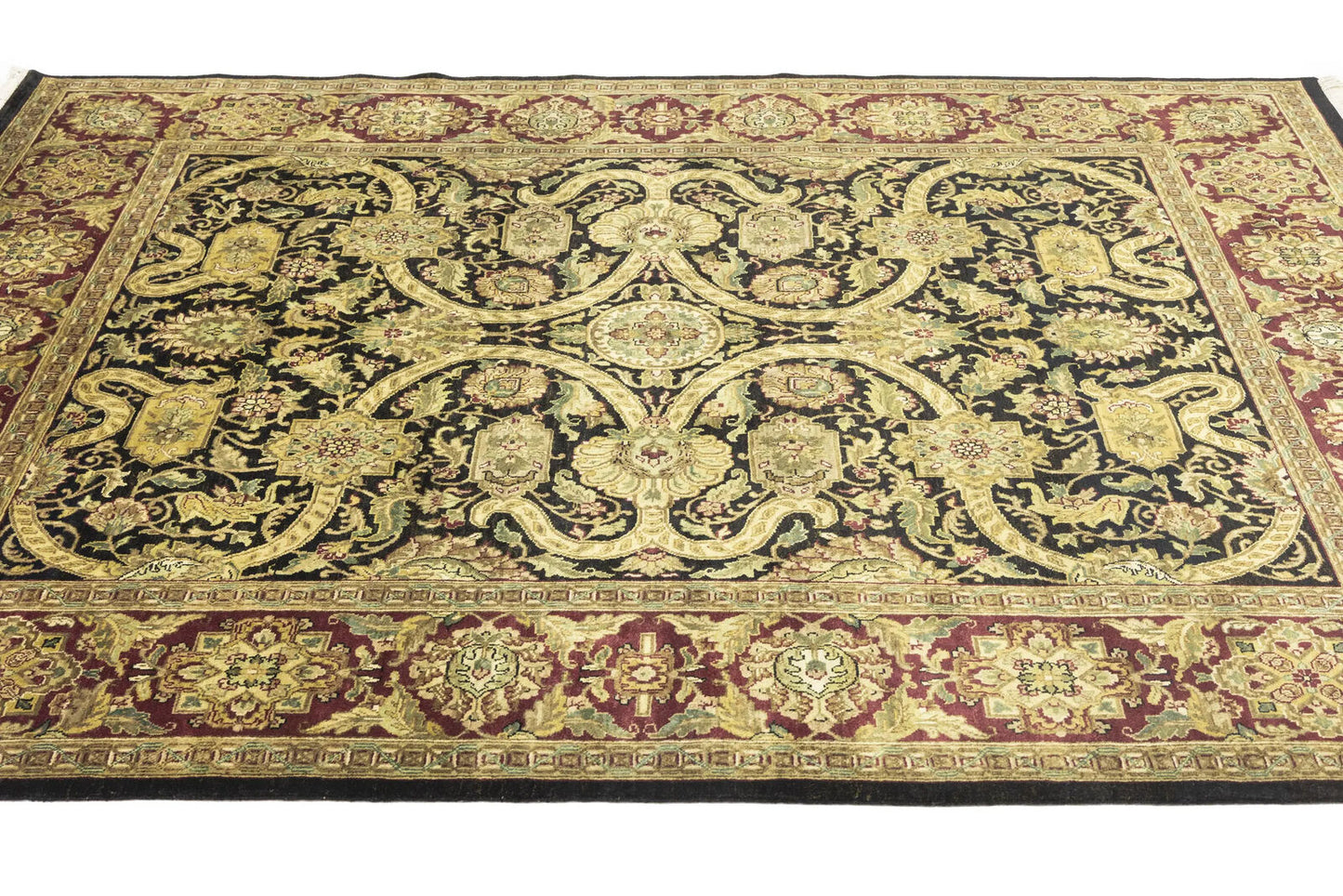8X10 ft Handmade Floral Traditional Wool Rug