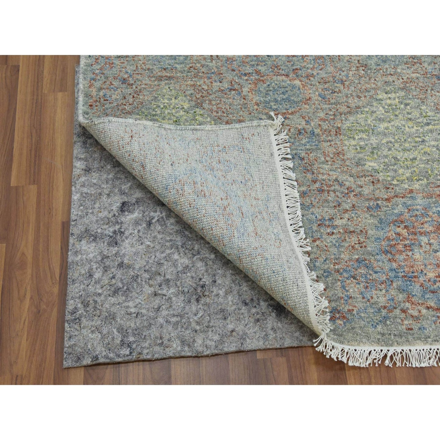 12'X17'4" Obscured And Subtle 100% Wool Hand Knotted Oriental Rug