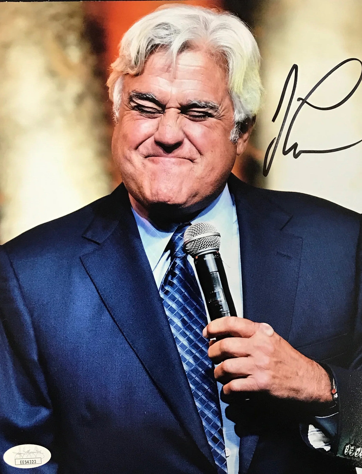 Jay Leno Autographed 8X10 Photo (Jsa)