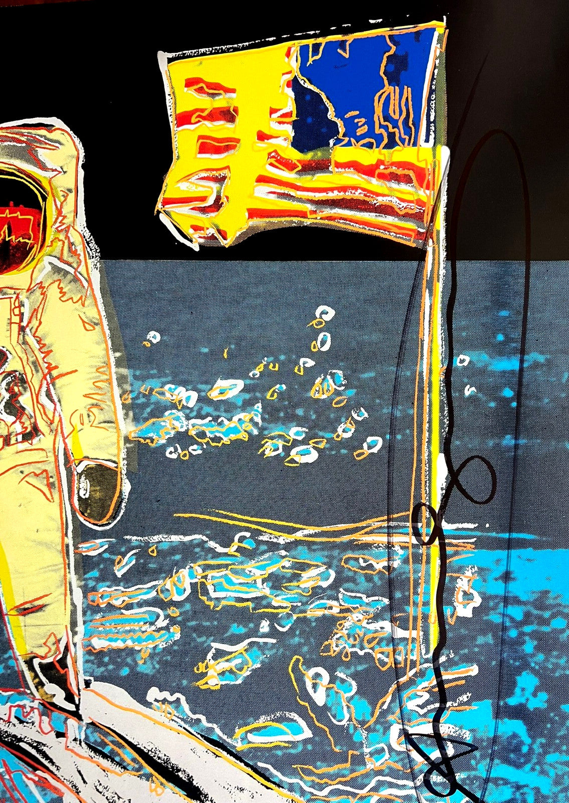 Andy Warhol "Moonwalk" Hand Signed Coa