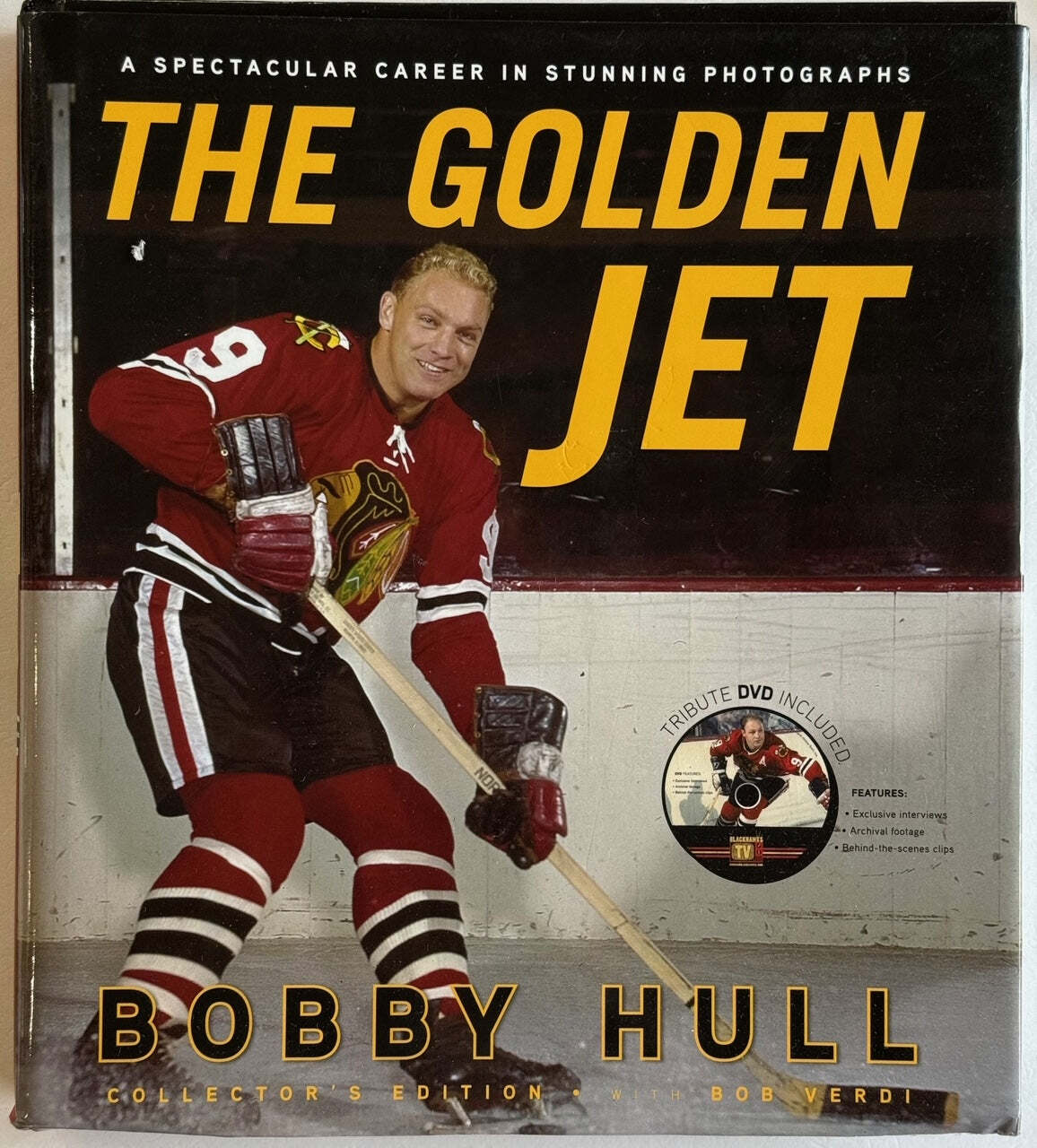 Bobby Hull Autographed The Golden Jet Book (Jsa)