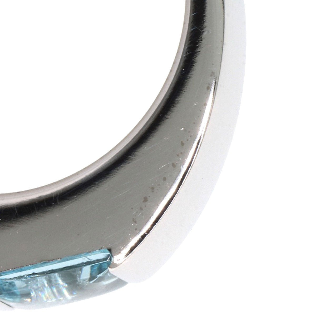 Cartier Tank Aquamarine #51 Ring K18 White Gold