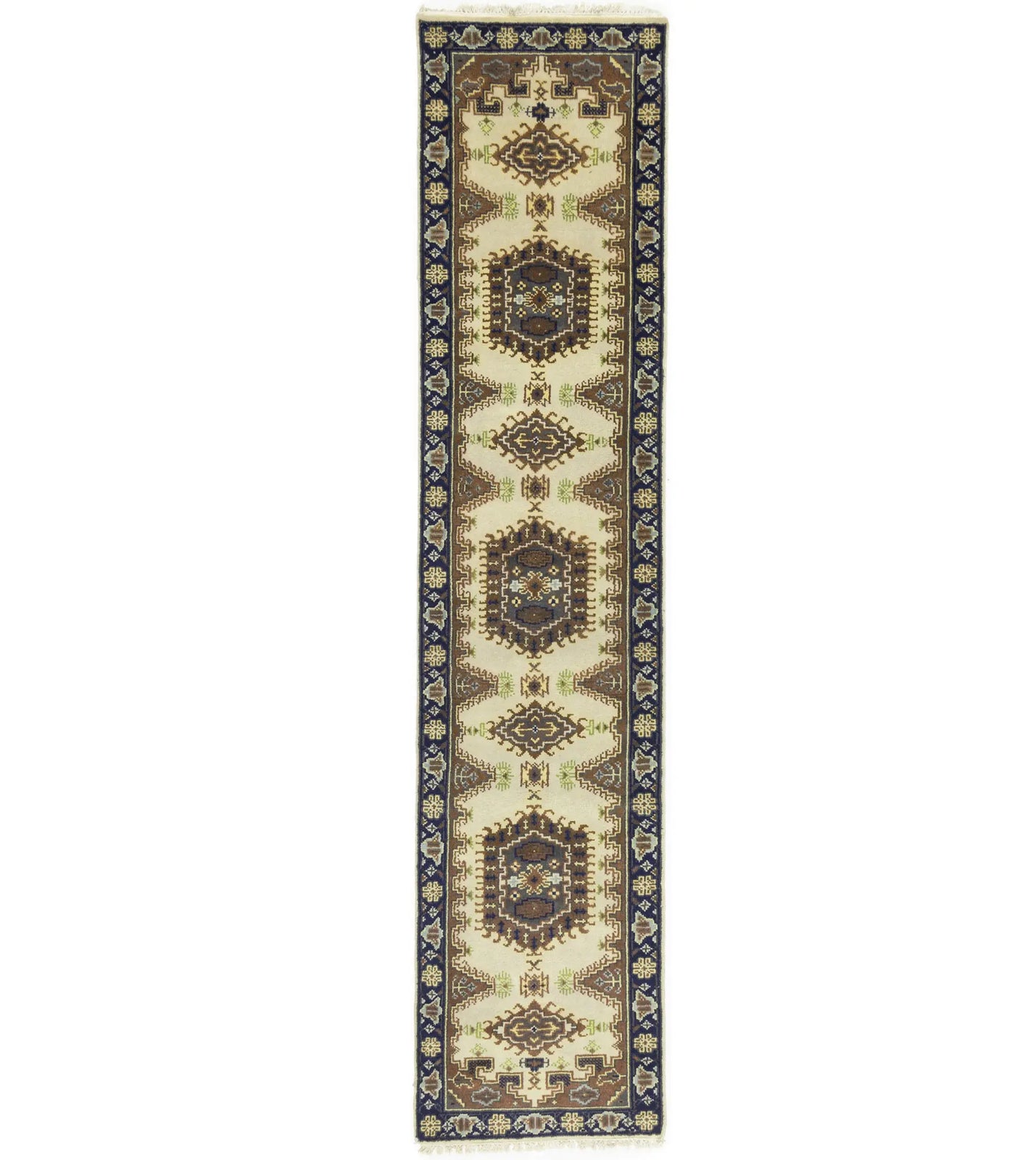 Handmade Wool Oriental Runner Rug Tribal