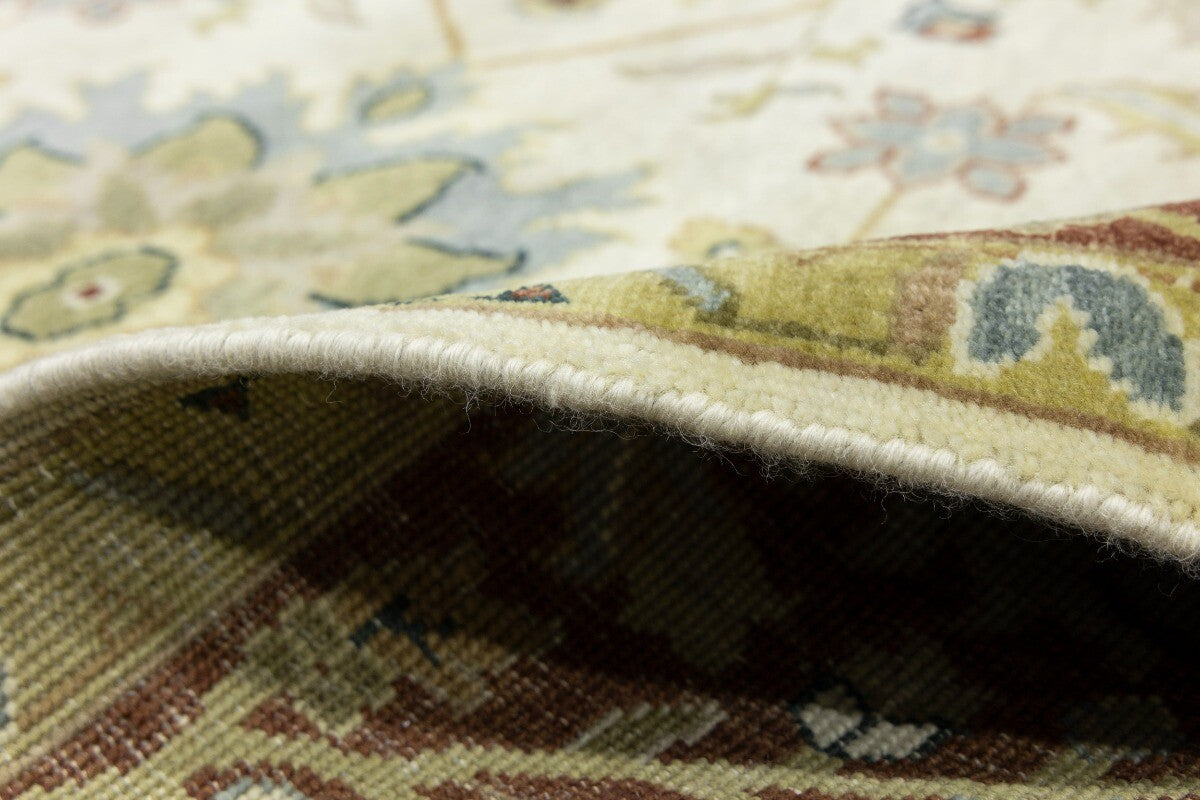 Hand-Knotted Vintage Style Floral Peshawar Osh