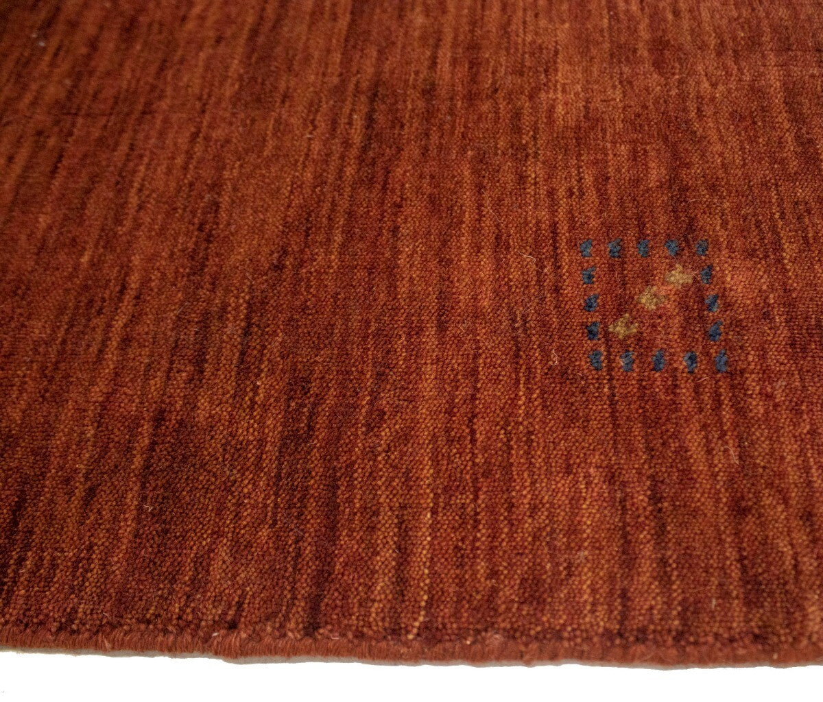 Hand-Loomed Modern Square Oriental Rug Solid