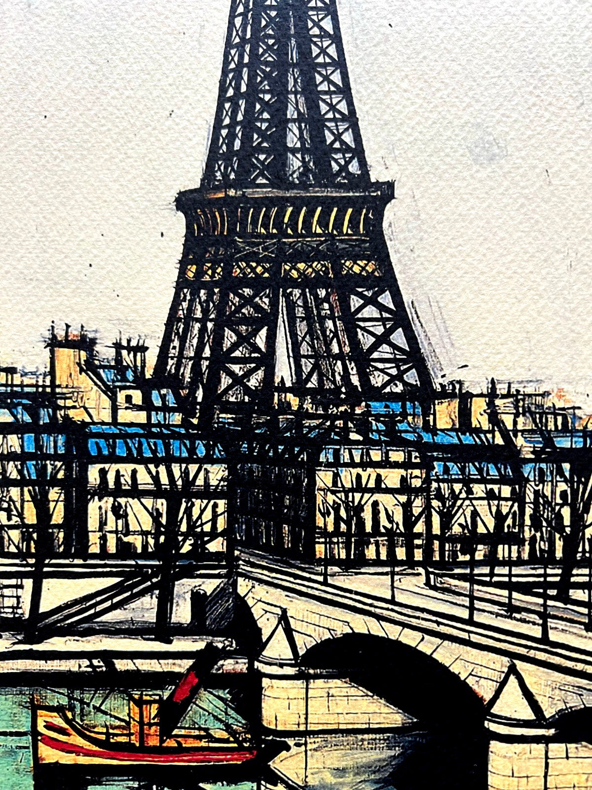Bernard Buffet Lithograph Certified Coa Signed Op