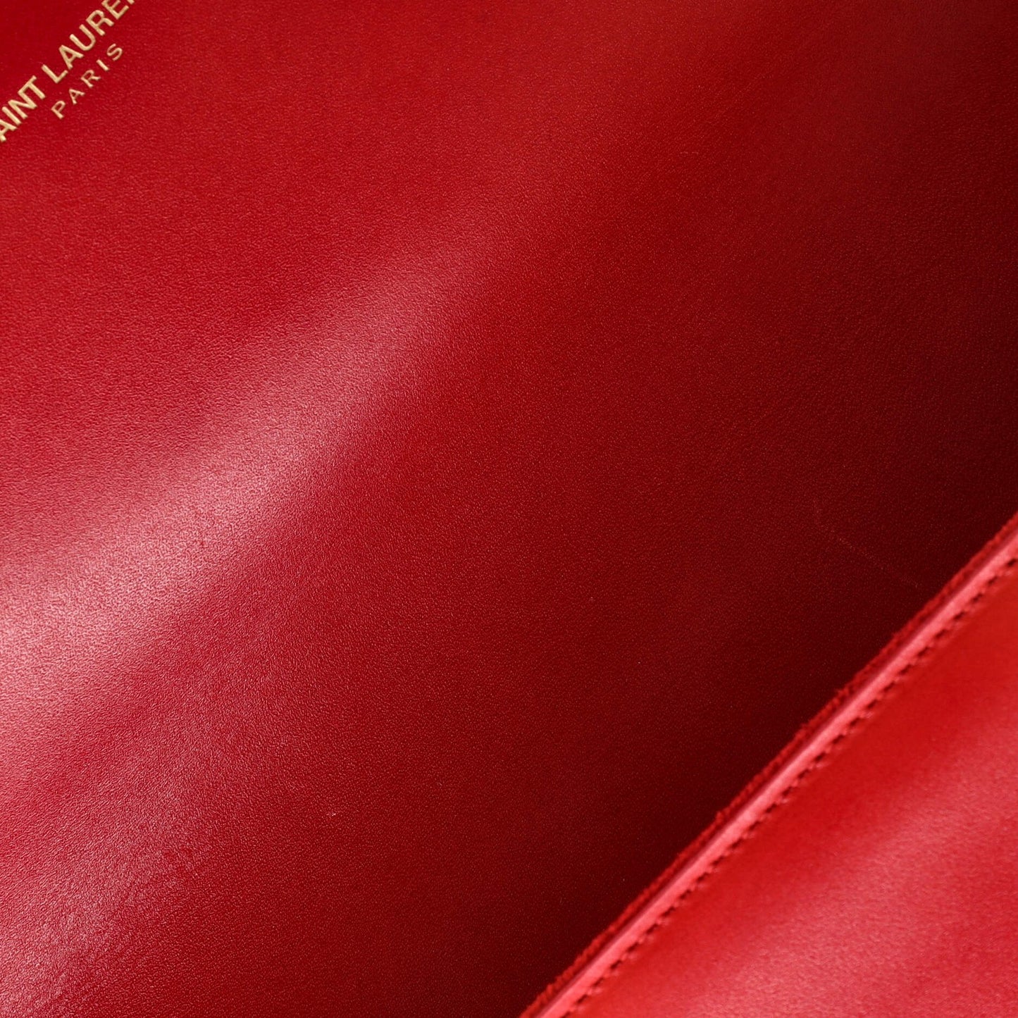 Saint Laurent Classic Monogram Tassel Clutch Leather Long