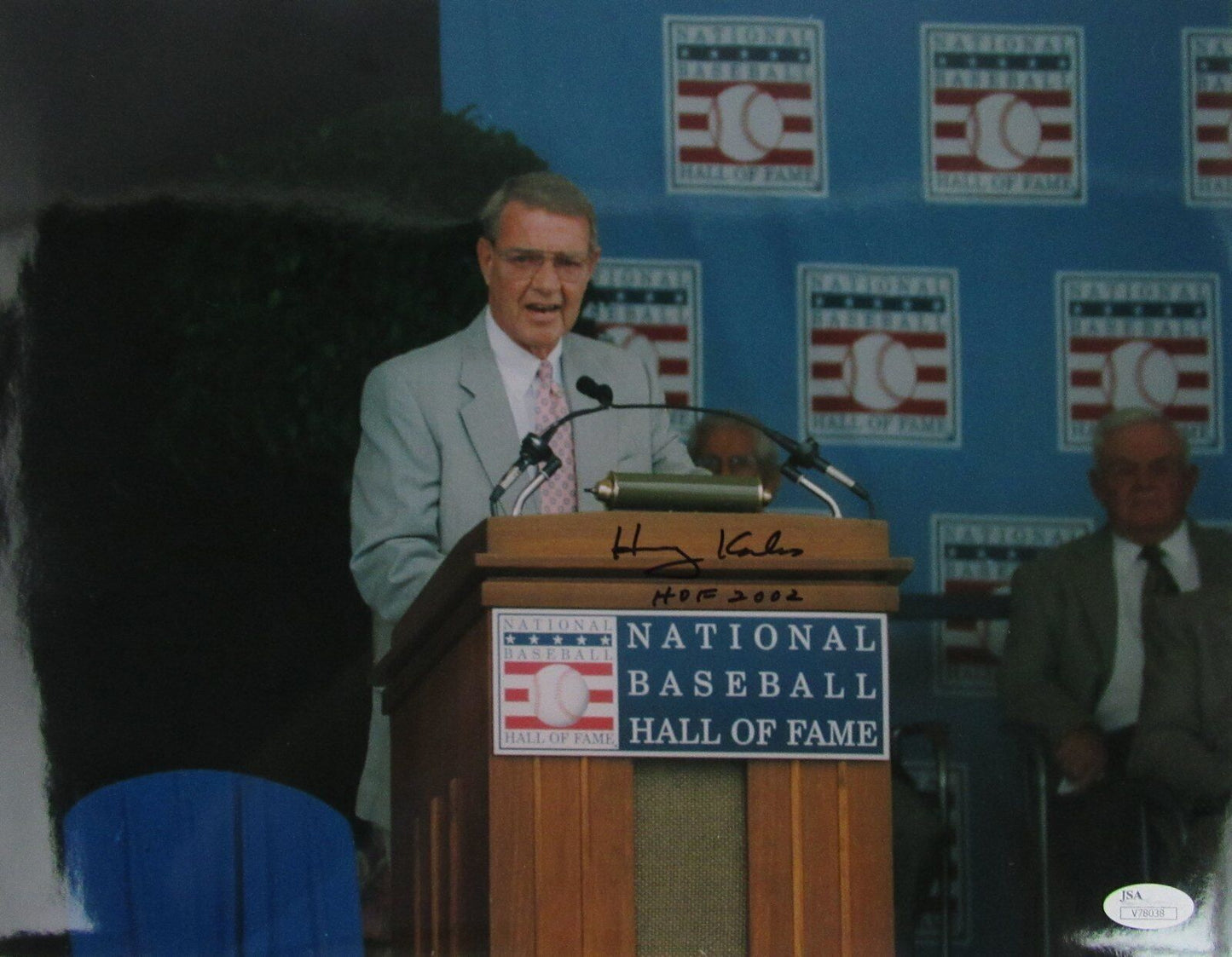 Harry Kalas Philadelphia Phillies Hof