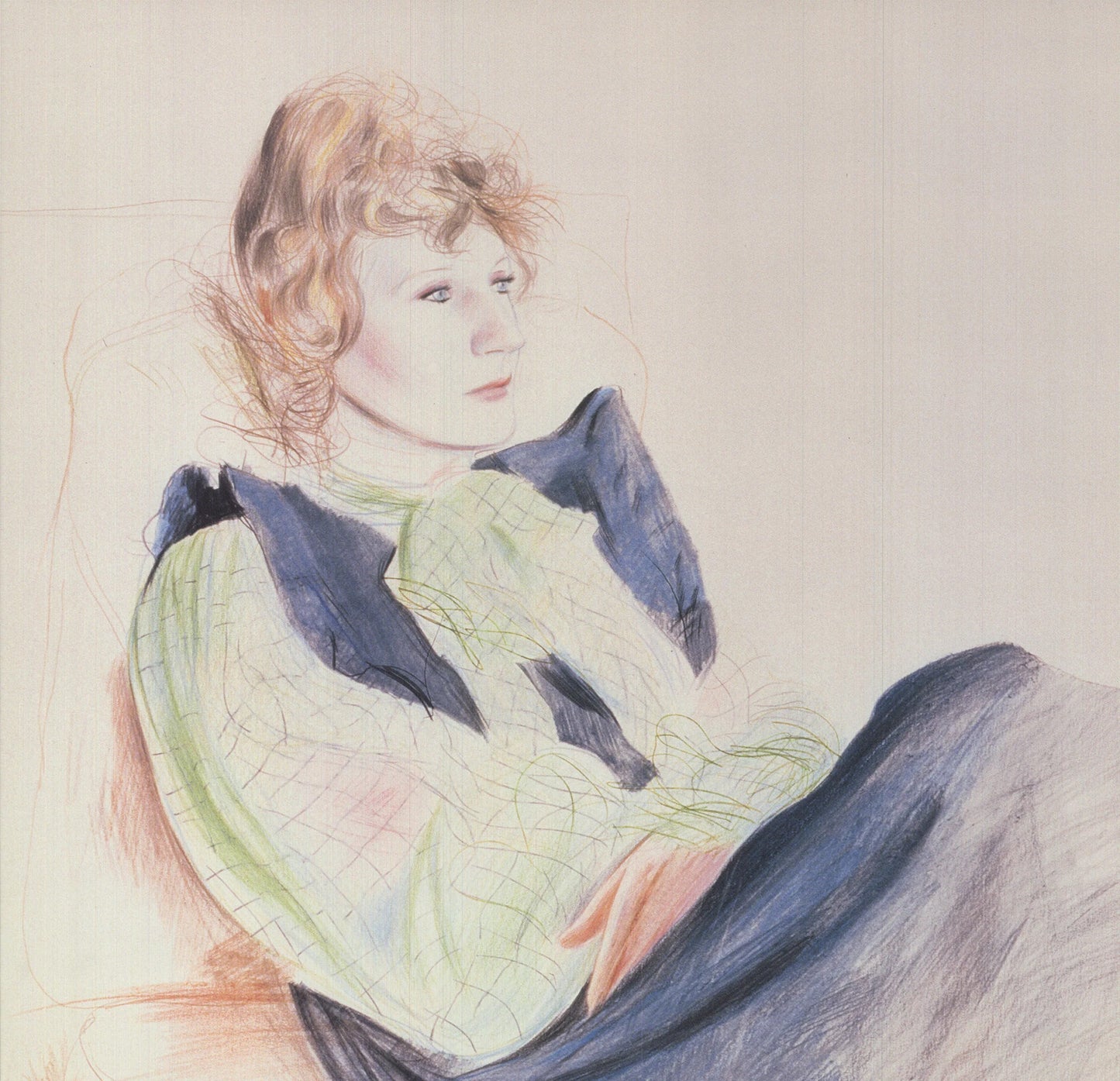 David Hockney Zeichnunger -, A Drawing