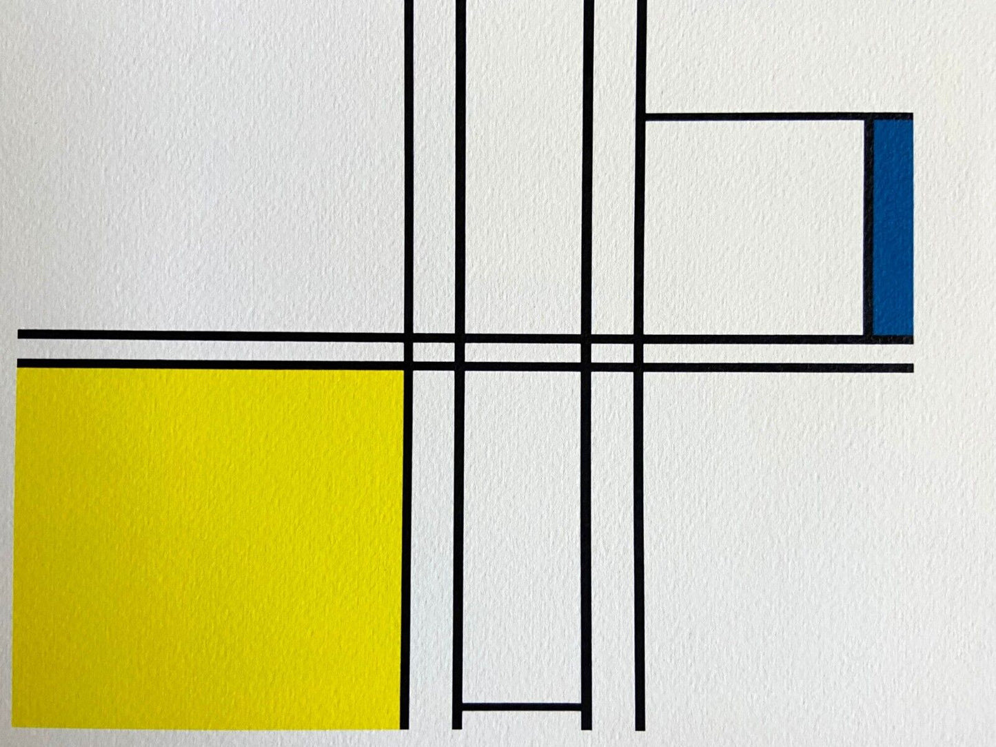 Piet Mondrian, Lithograph Coa Numbered