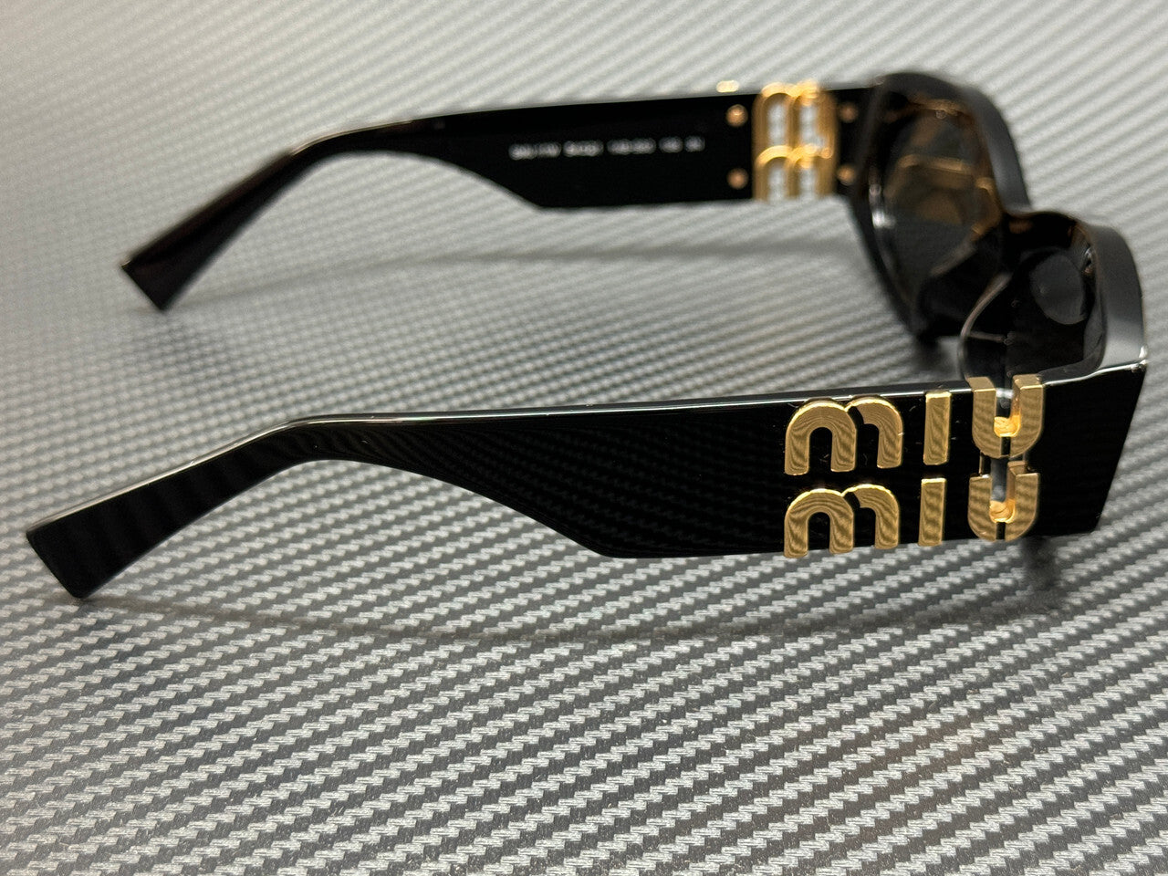 Miu Miu Mu 11Ws 1Ab5S0 Black Grey Women'S 54 Mm