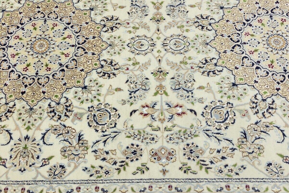 Rare Size Floral Classic Indo-Nain Oriental Rug