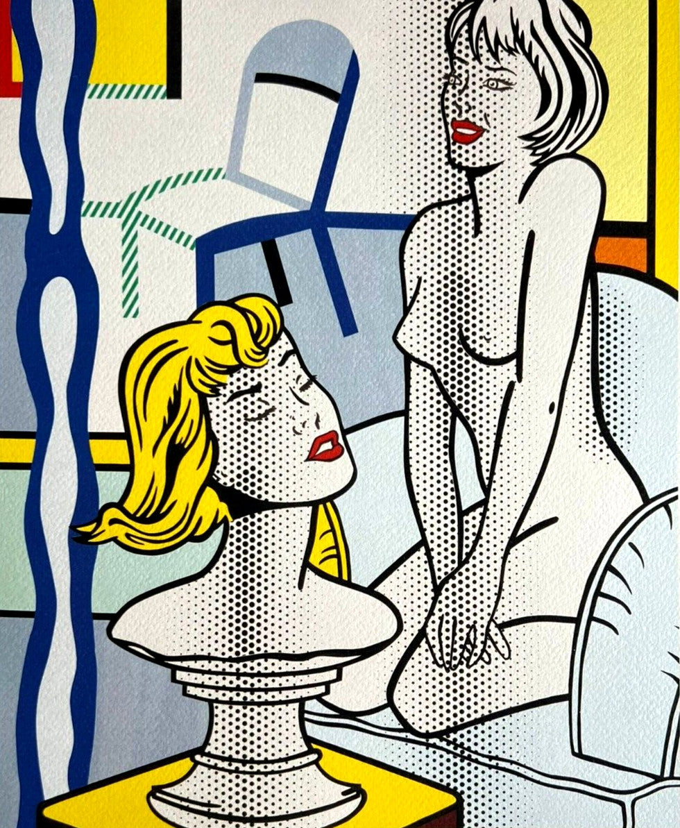 Roy Lichtenstein Lithograph Coa Signed Op Limited Rare