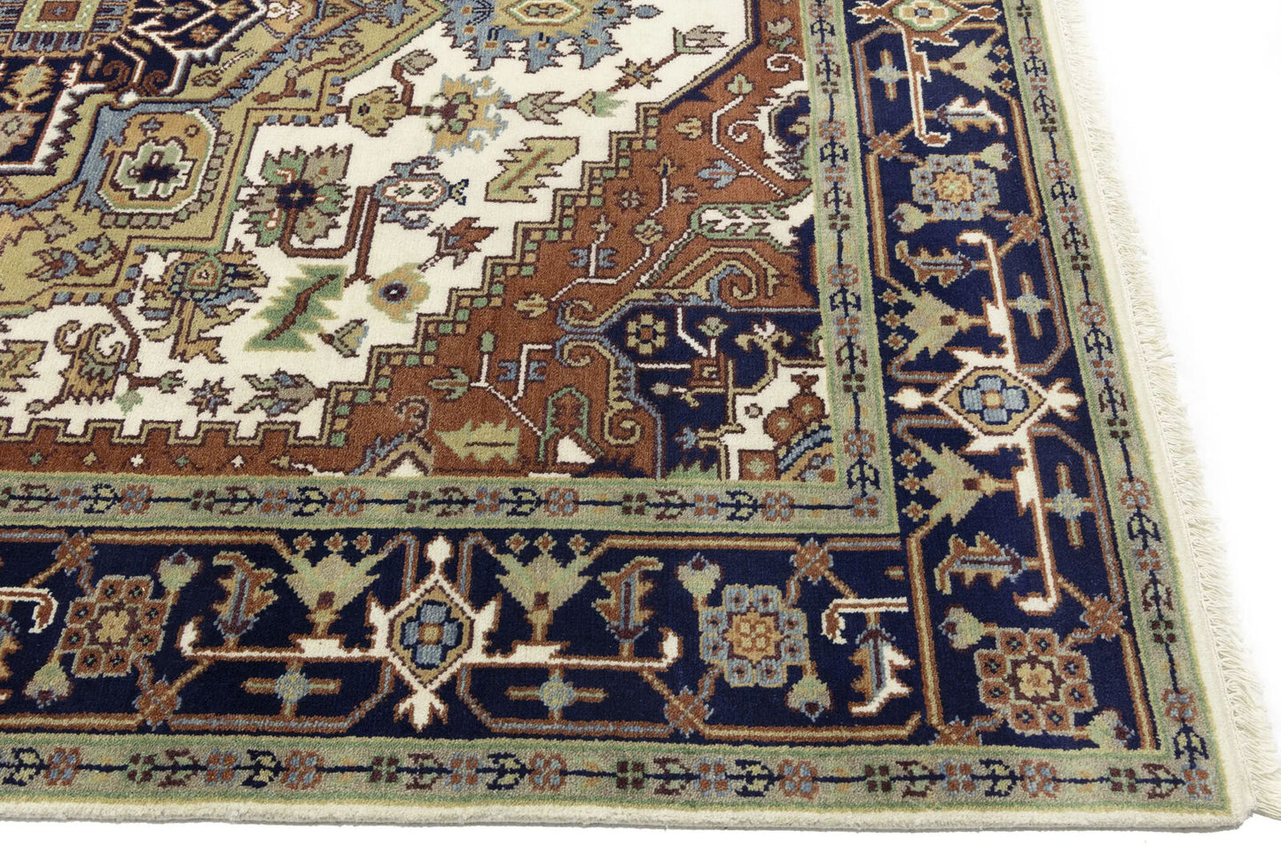 8X10 Ft Heriz Serapi Oriental Rug Traditional