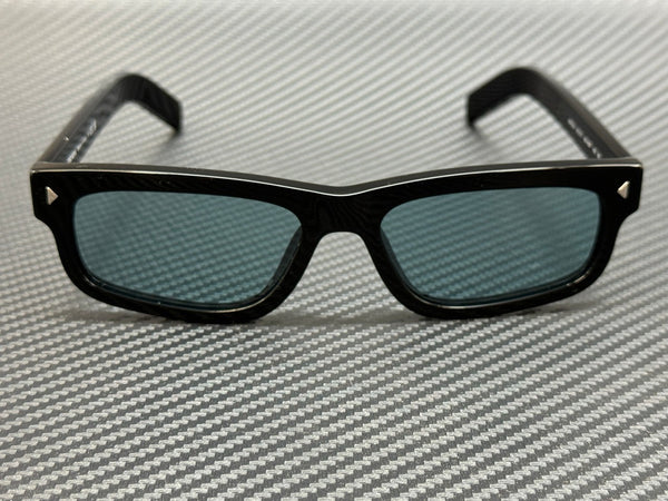 PRADA PR B11S 16K60P Black Blue Men's 55 mm Sunglasses