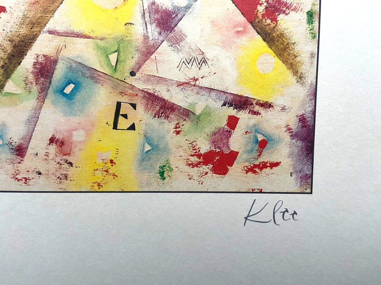 Paul Klee Lithograph Mourlot 1942 Coa Published