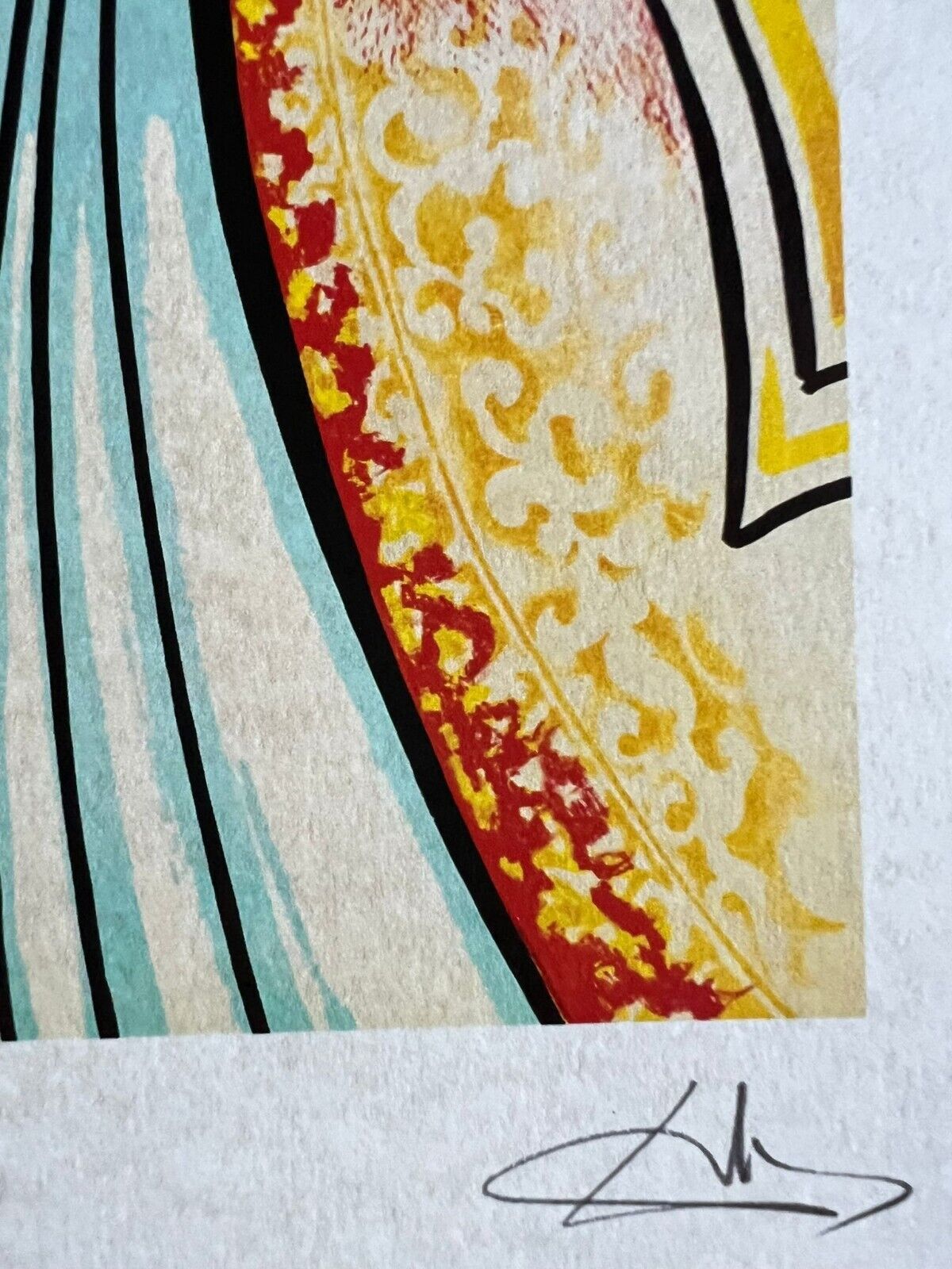 Salvador Dal Lithograph Handmade Coa Signed In