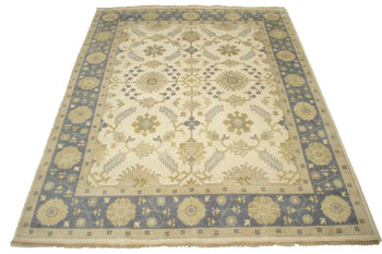 8X10 Ft Handmade Vintage Oriental Rug Muted