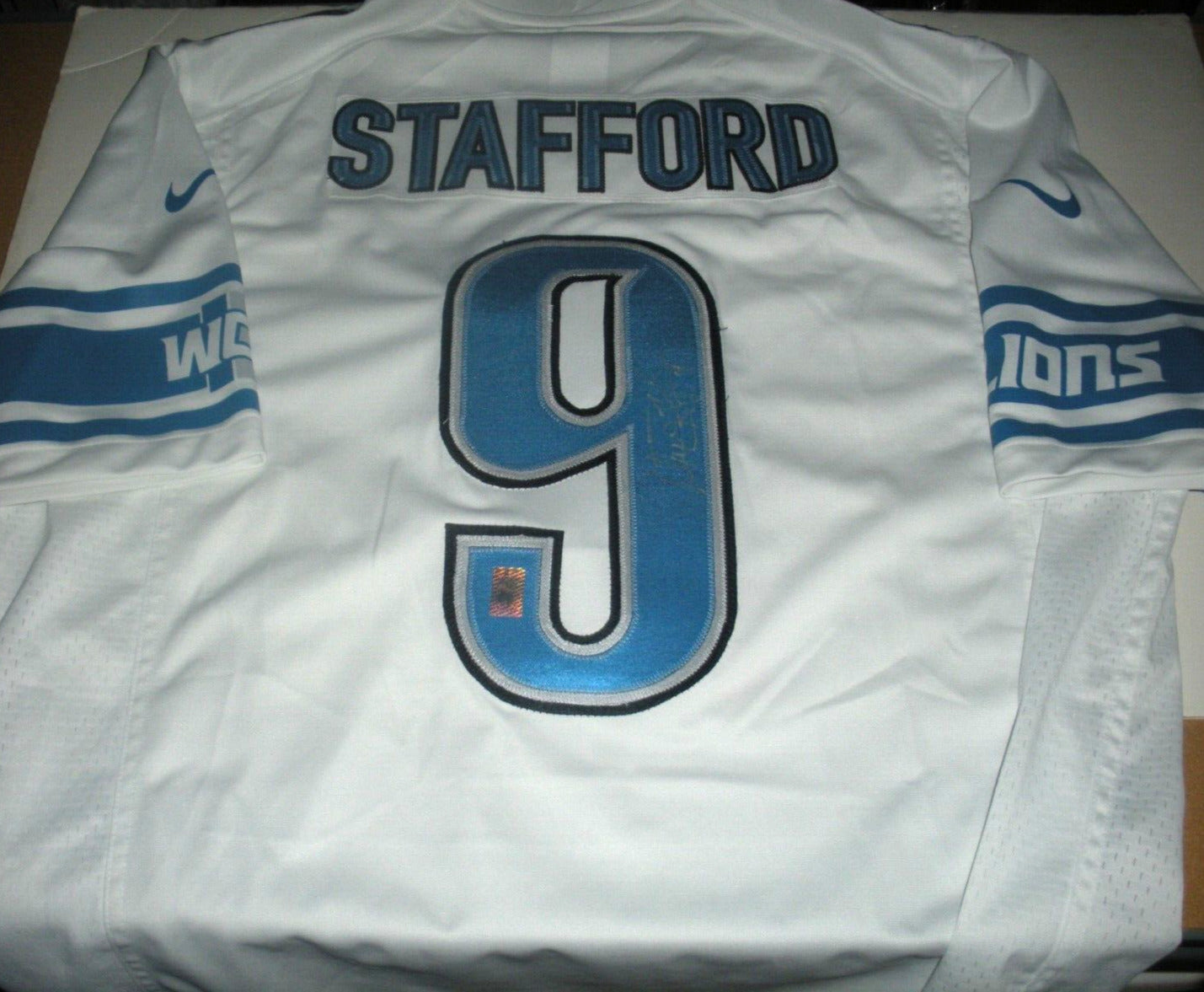 Matt Stafford Detroit Lions Stafford/Coa Signed