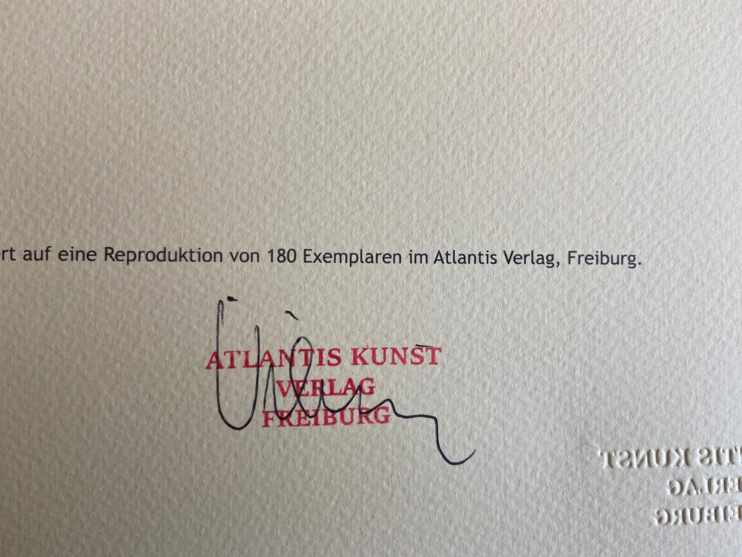 Mark Rothko Lithograph Coa Signed Op Numbered 180 Willem-De-Kooning