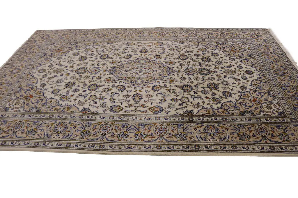 Handmade Vintage Oriental Area Rug Classic Floral