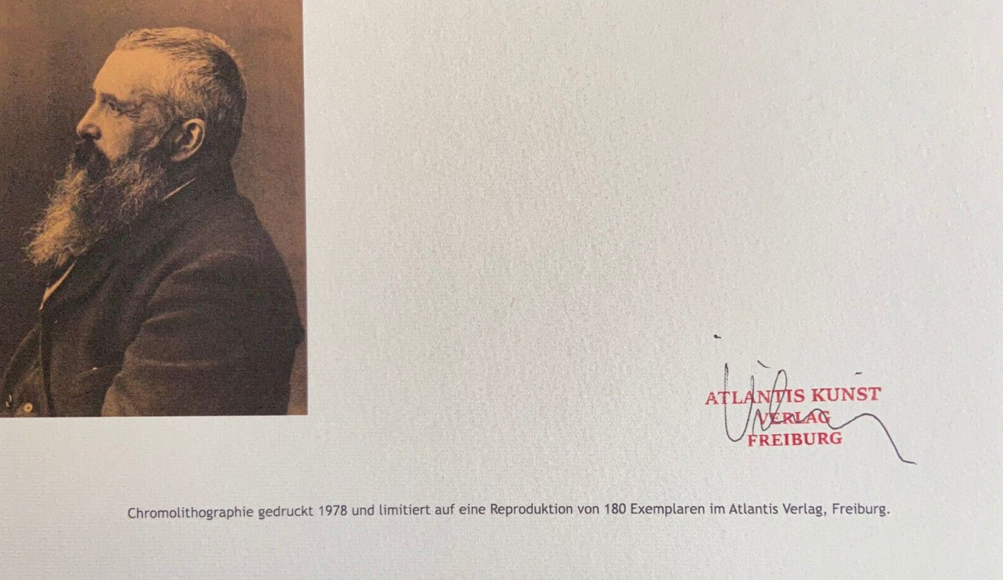 Claude Monet Lithograph Signed Numbered 1978