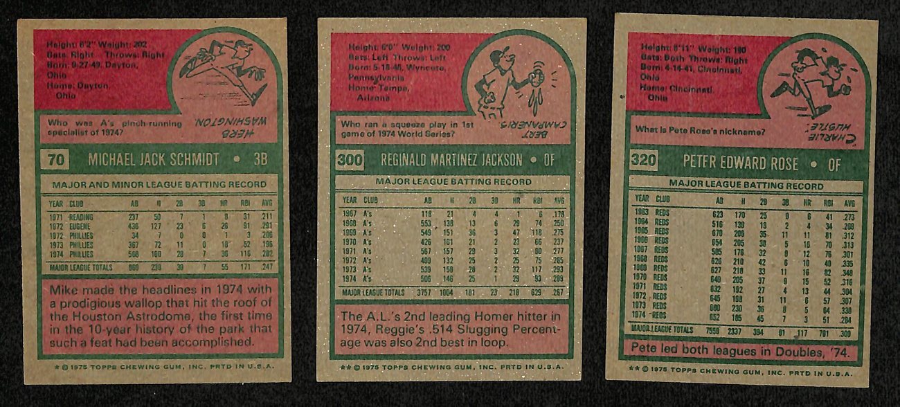 1975 Topps Baseball Complete Set (660) Aaron,