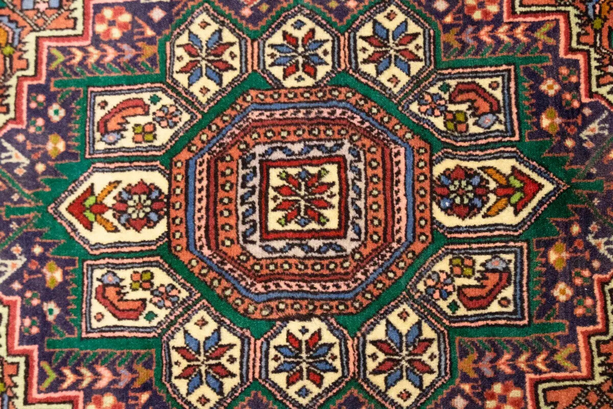 Handmade Wool Bidjar Oriental Rug Rare Vintage