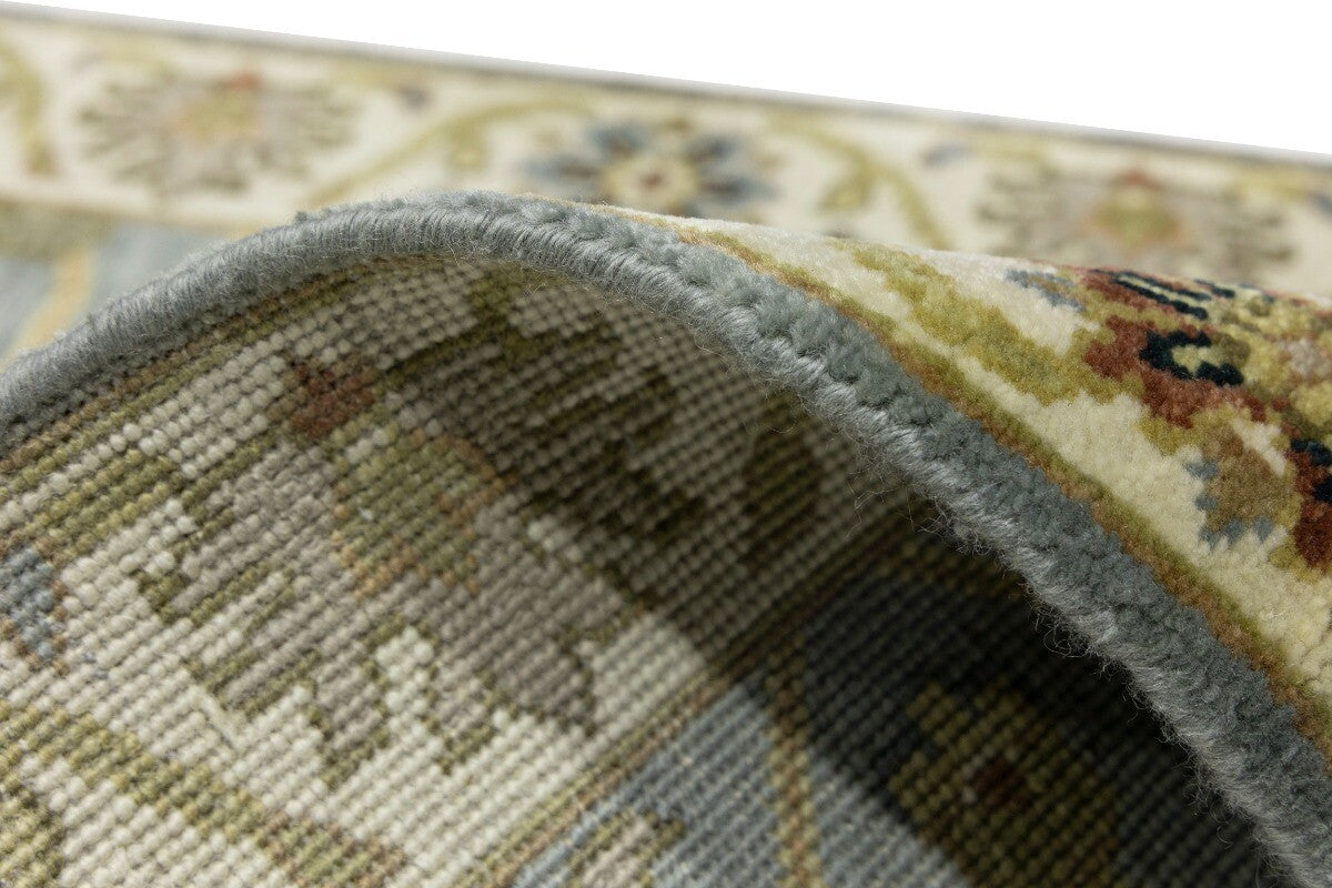 Muted Floral Peshawar Osh Chobi Runner Rug