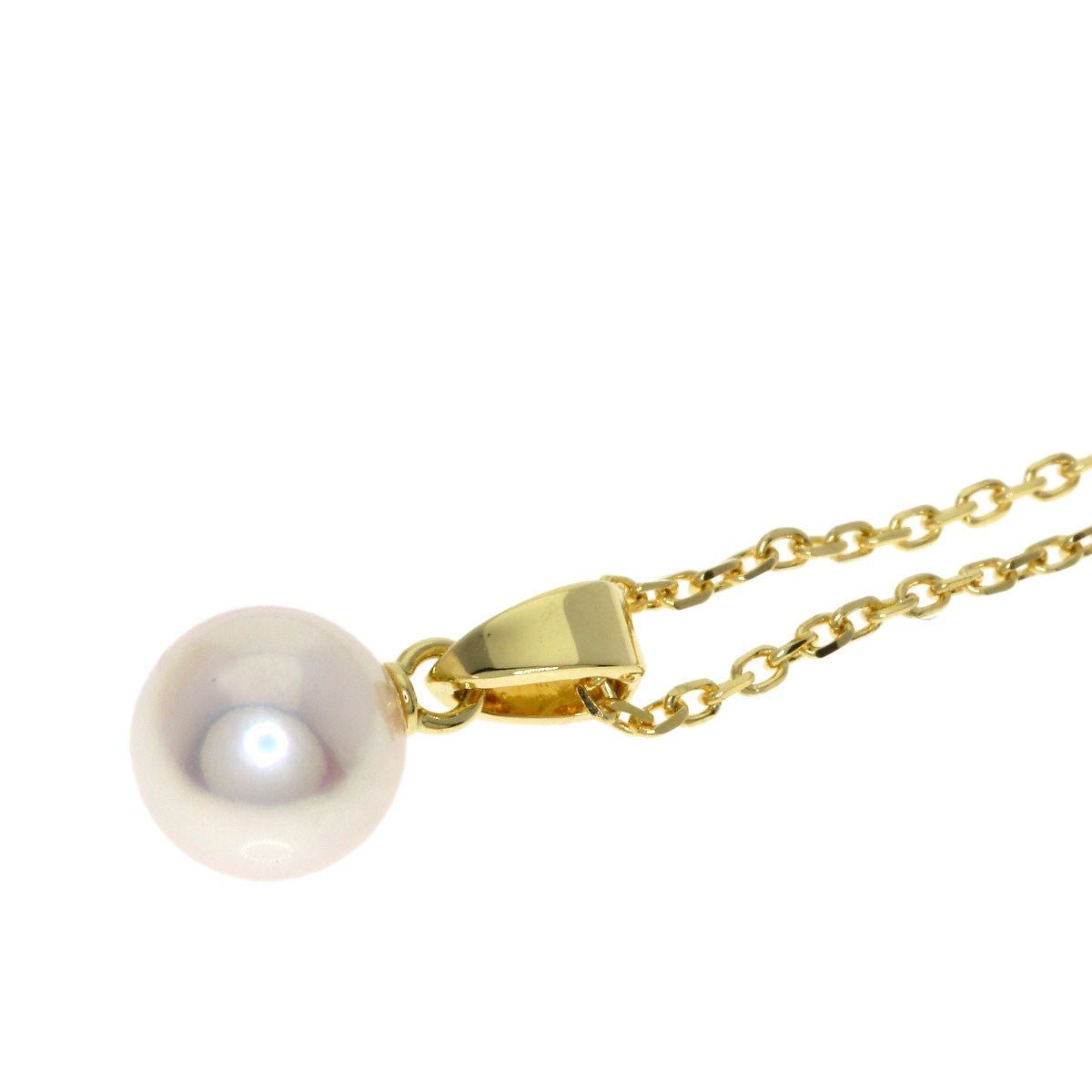 Gold MIKIMOTO Pearl Necklace K18 Yellow