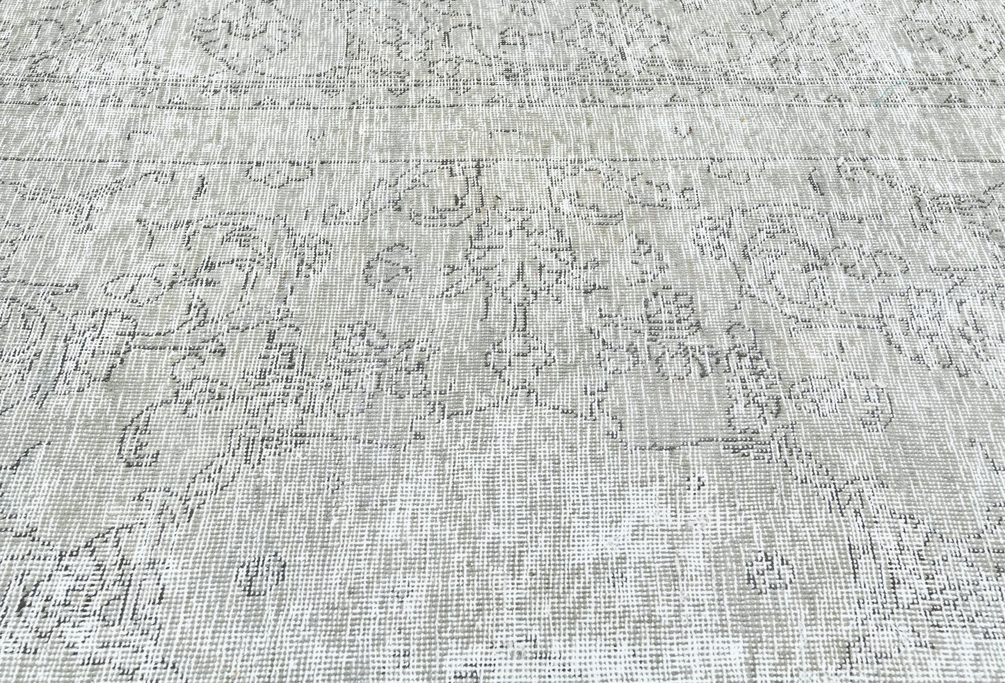 Vintage Stone-Washed Oriental Rug Distressed