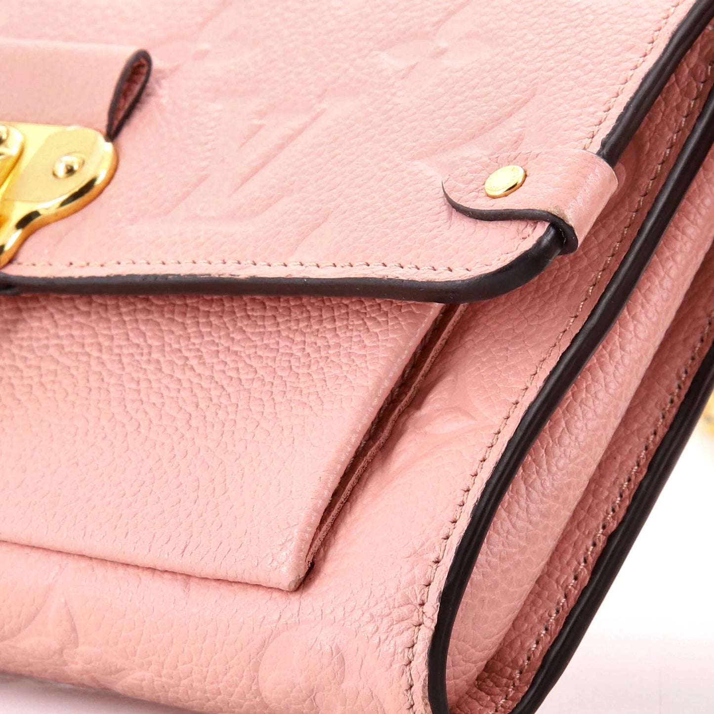 Leather Louis Vuitton Vavin Chain Wallet Monogram Empreinte