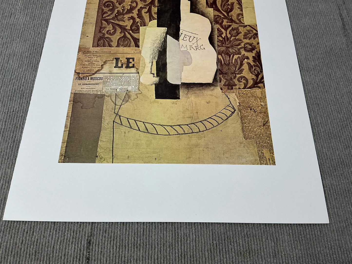 Pablo Picasso Still Life, Bottle And Glass " Offset Lithograph 199