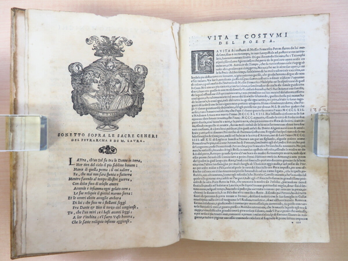 Francesco Petrarca 1547 First Edition ?Il