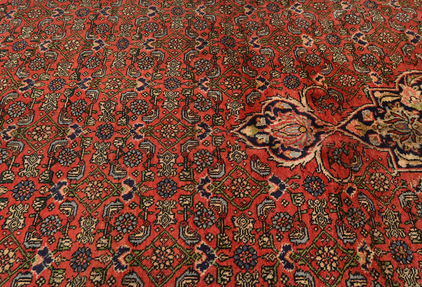 Handmade Vintage Rug Tribal Floral Extra Large