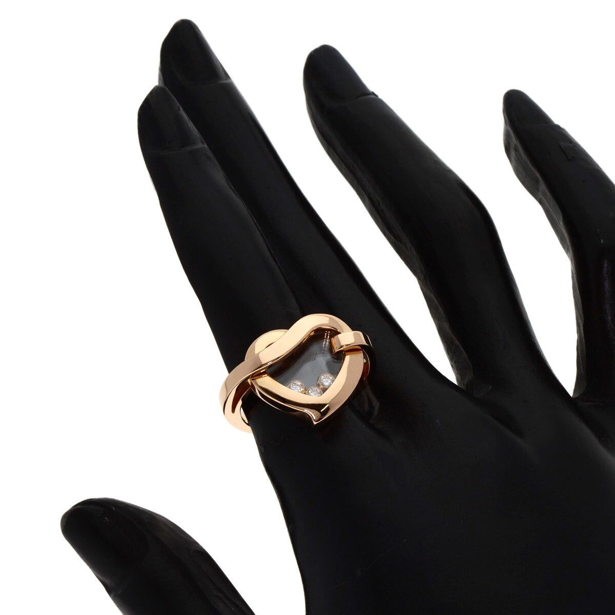 Chopard Ring Heart 3P Diamond Coeur Gm 826684