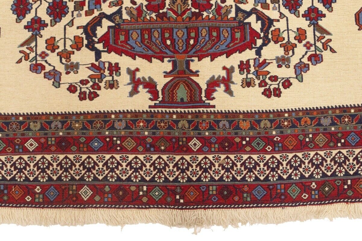 Sumak Pictorial Floral Tribal Style Oriental Rug