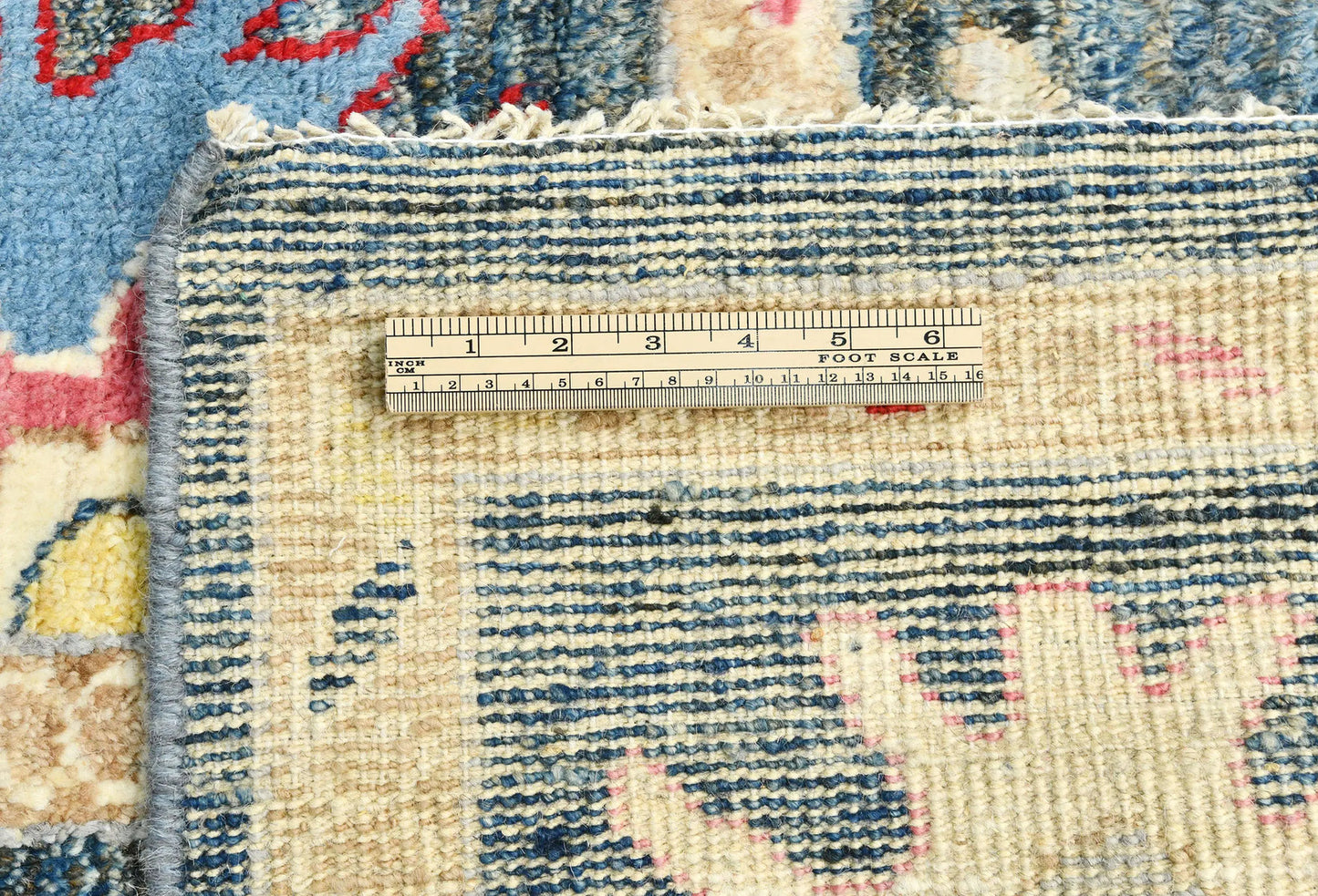 Handmade Muted Gray Floral Transitional Oriental