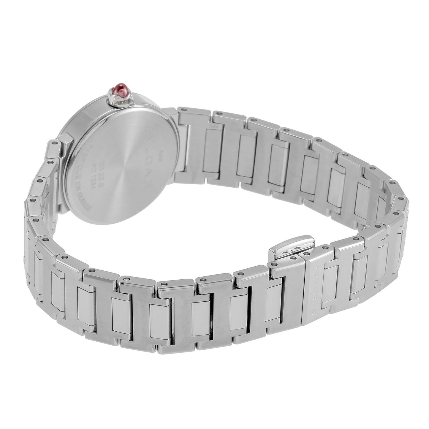 Bvlgari Bbl23Bssd Silver Stainless Steel Women'S Watch New In Box