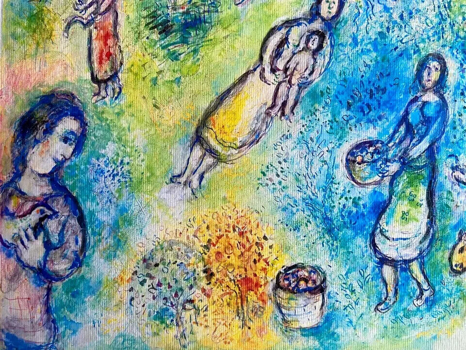 Marc Chagall Lithograph Coa Original Numbered