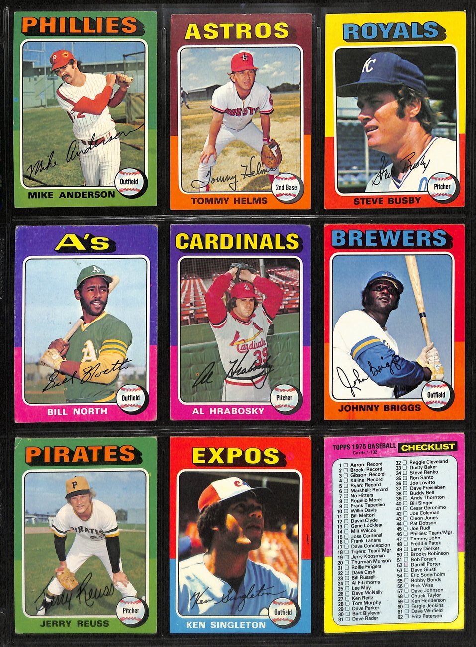 1975 Topps Baseball Card Complete Set (1-660)