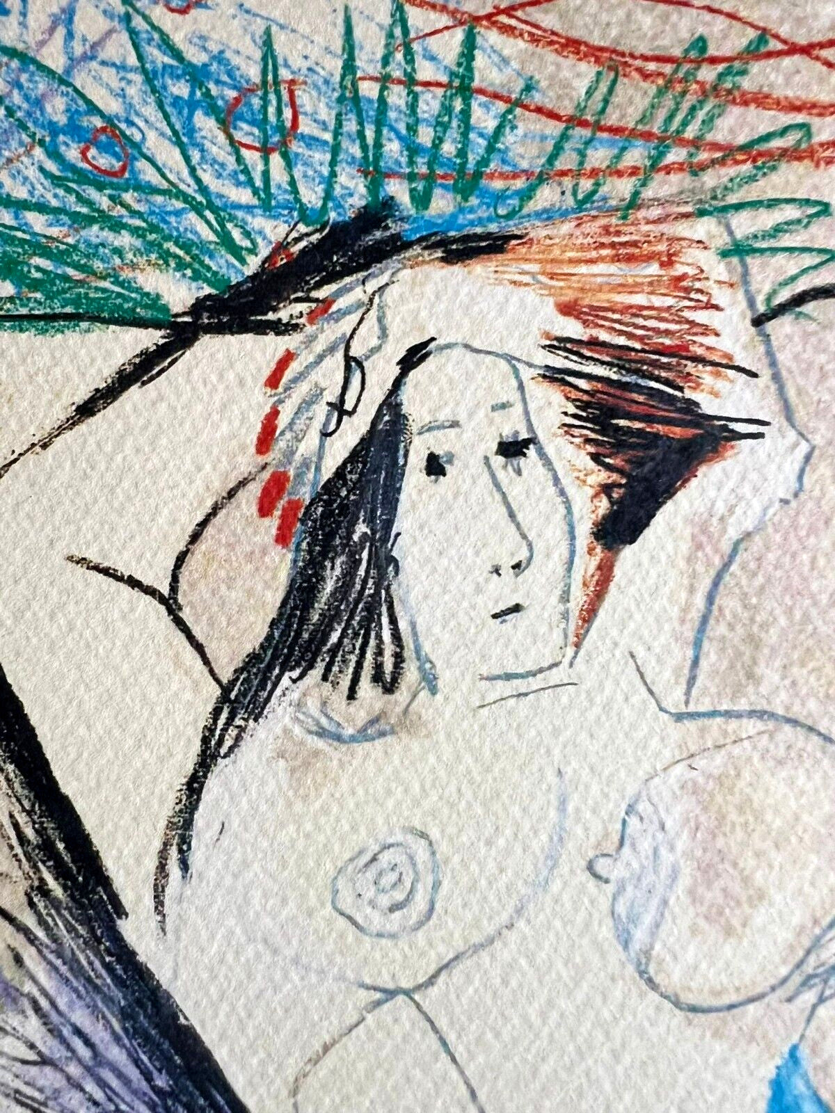 Pablo Picasso Lithograph Coa Signed Numbered A