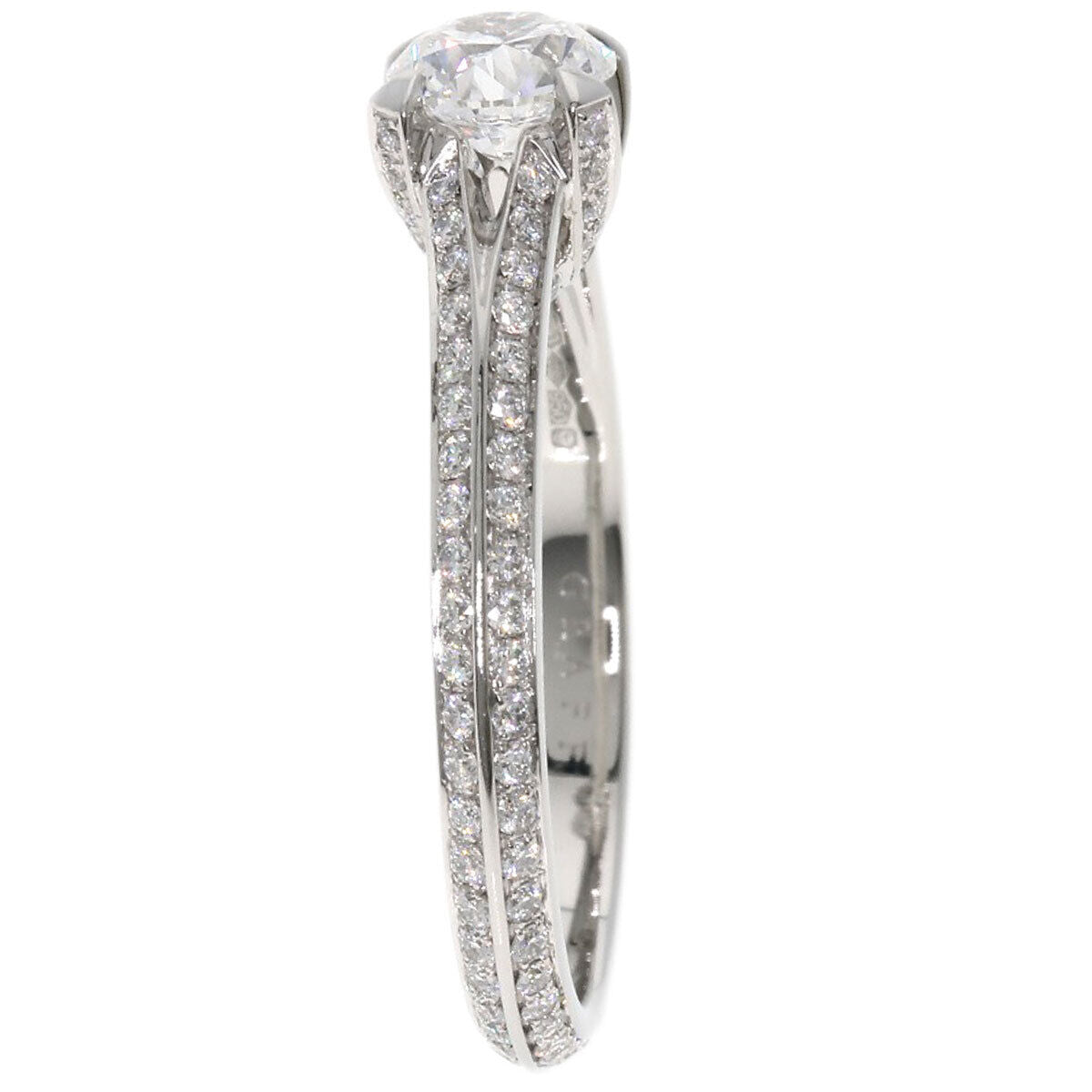 Graff Ring Legacy Round Diamond E-Vs1-Vg-F