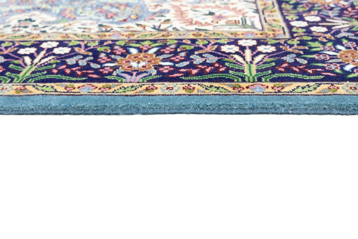 Handmade Kirman Oriental Rug Classic Floral