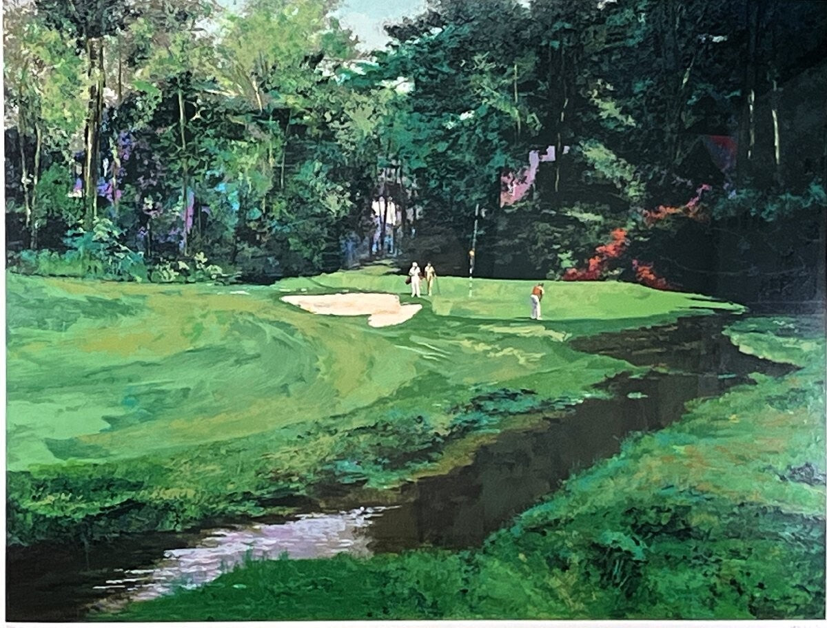 Mark King "Golf Course" Original Silkscreen On