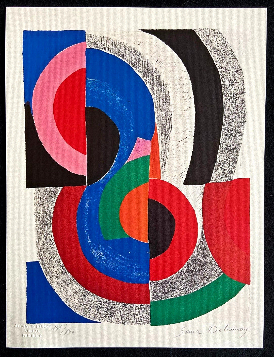 Sonia Delaunay Lithograph Coa Signed Op Numbered