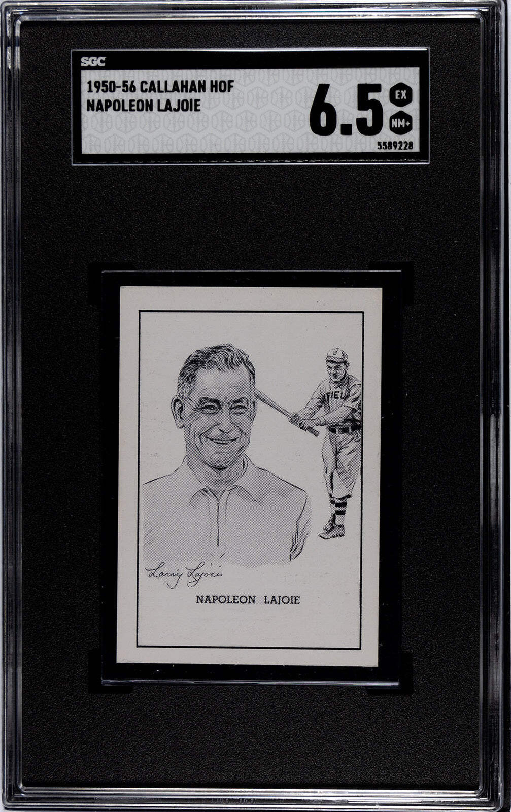 Napoleon Lajoie 1950-56 Callahan Hof Sgc 6.5