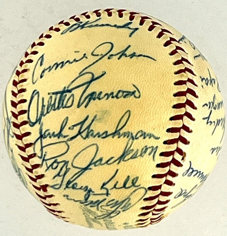 1955 Chicago White Sox Team Signed Baseball (30)